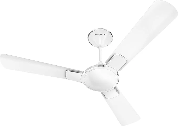 1200 mm Enticer HS Pearl White Chrome Ceiling Fan